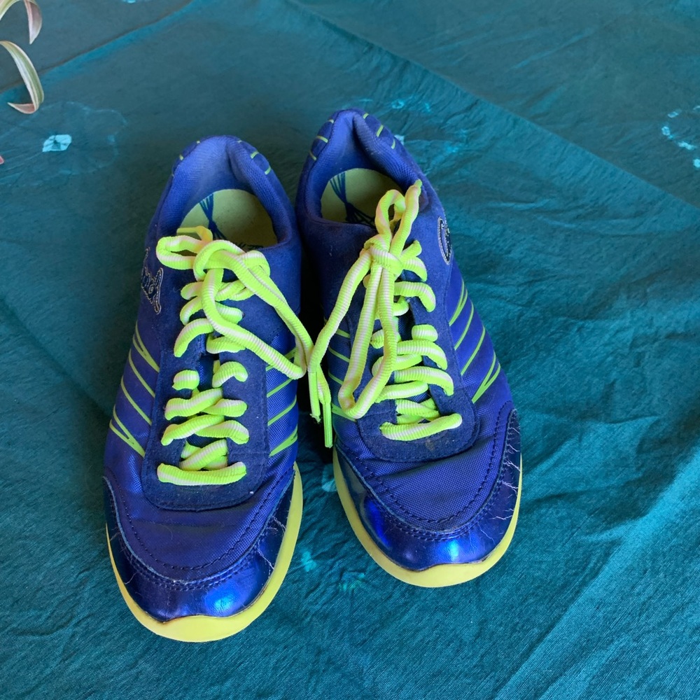 Coach brand blue tennis shoes. Size 6.